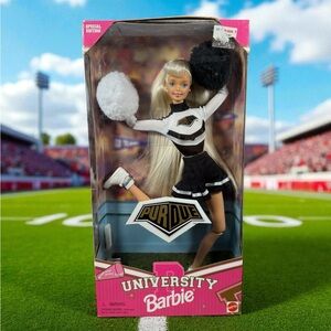 Purdue University Cheerleader Barbie Doll, 1996 Special Edition